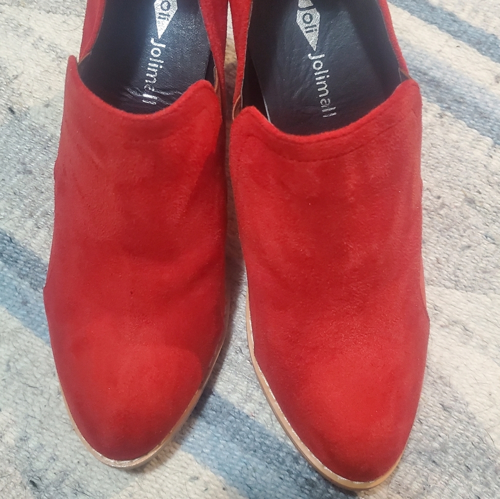 Red Swede shoes